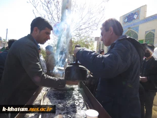 شرکت کارکنان ، اساتید و دانشجویان آموزشکده فنی کشاورزی امین در راهپیمایی 22 بهمن ماه و برگزاری موکب انقلاب در مسیر راهپیمایی 2