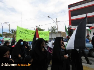 حضور پرشور پرسنل ،اساتید و دانشجویان آموزشکده فنی کشاورزی امین خاتم در  راهپیمایی روز قدس 5