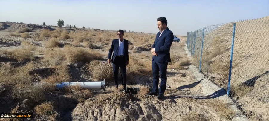 بازدید فرماندار خاتم از مزرعه آموزشی  تحقیقاتی آموزشکده ملی مهارت خاتم 5