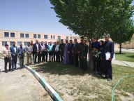حضور فرماندار وامام جمعه شهرستان  خاتم به مناسبت روز روز استاد در آموزشکده ملی مهارت امین 2