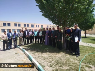 حضور فرماندار وامام جمعه شهرستان  خاتم به مناسبت روز روز استاد در آموزشکده ملی مهارت امین 2