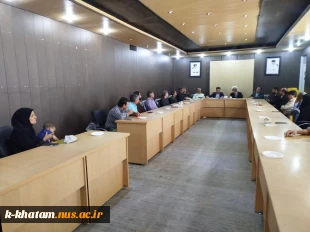 حضور فرماندار وامام جمعه شهرستان  خاتم به مناسبت روز روز استاد در آموزشکده ملی مهارت امین 3