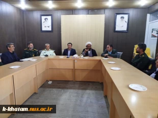 حضور فرماندار وامام جمعه شهرستان  خاتم به مناسبت روز روز استاد در آموزشکده ملی مهارت امین 4