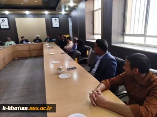 حضور فرماندار وامام جمعه شهرستان  خاتم به مناسبت روز روز استاد در آموزشکده ملی مهارت امین 5