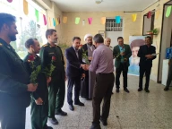 حضور فرماندار وامام جمعه شهرستان  خاتم به مناسبت روز روز استاد در آموزشکده ملی مهارت امین 7