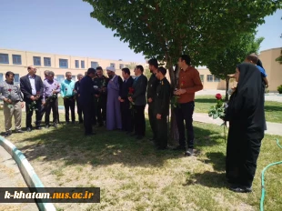 حضور فرماندار وامام جمعه شهرستان  خاتم به مناسبت روز روز استاد در آموزشکده ملی مهارت امین 8