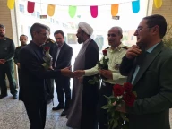حضور فرماندار وامام جمعه شهرستان  خاتم به مناسبت روز روز استاد در آموزشکده ملی مهارت امین 10