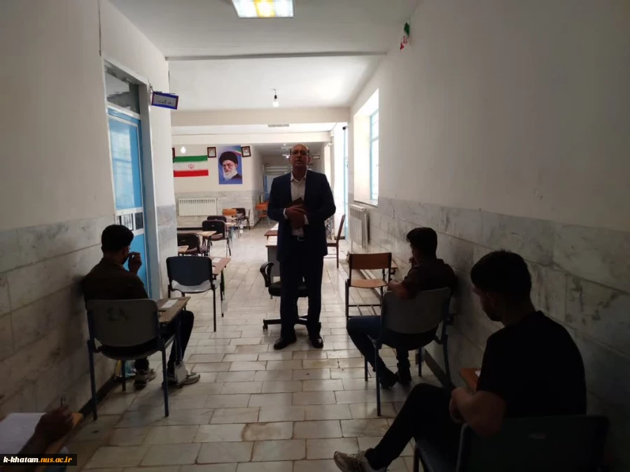 مععاون آموزشکده آموزشکدهملی مهارت خاتم  با حضور  از هنرستان شهید مصطفی خمینی شهر ستان خاتم با رئیس و هنر جویان این مرکز دیدار کرد  4