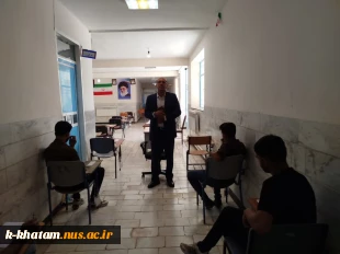 معاون آموزشکده آموزشکده ملی مهارت خاتم  با حضور  از هنرستان شهید مصطفی خمینی شهر ستان خاتم با رئیس و هنر جویان این مرکز دیدار کرد  6
