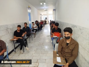 معاون آموزشکده آموزشکده ملی مهارت خاتم  با حضور  از هنرستان شهید مصطفی خمینی شهر ستان خاتم با رئیس و هنر جویان این مرکز دیدار کرد  4