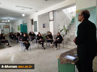 دیدار  معاون آموزش آموزشکده ملی مهارت خاتم با هنرجویان دبیرستان ام‌البنین هرات 
 2