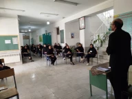 دیدار  معاون آموزش آموزشکده ملی مهارت خاتم با هنرجویان دبیرستان ام‌البنین هرات 
 2