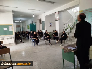 دیدار  معاون آموزش آموزشکده ملی مهارت خاتم با هنرجویان دبیرستان ام‌البنین هرات 
 2