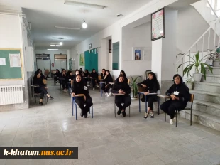 دیدار  معاون آموزش آموزشکده ملی مهارت خاتم با هنرجویان دبیرستان ام‌البنین هرات 
 3